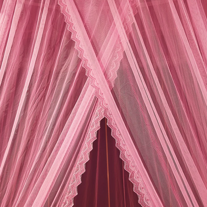 Decorative Elegant 360 Degree Round Dome Bed Canopy Mosquito Netting