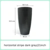 21inch horizontal stripe dark gray