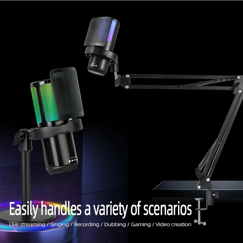 GAM-ZX797 Condenser Microphone - Pro Recording Studio Kit