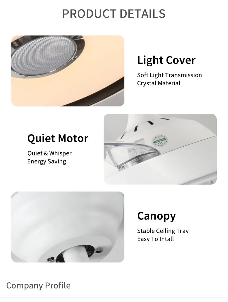 product wholesale bldc ceiling fan lamp ventilador de techo led dimmable 3 abs blades modern ceiling fan with light and remote control571-7