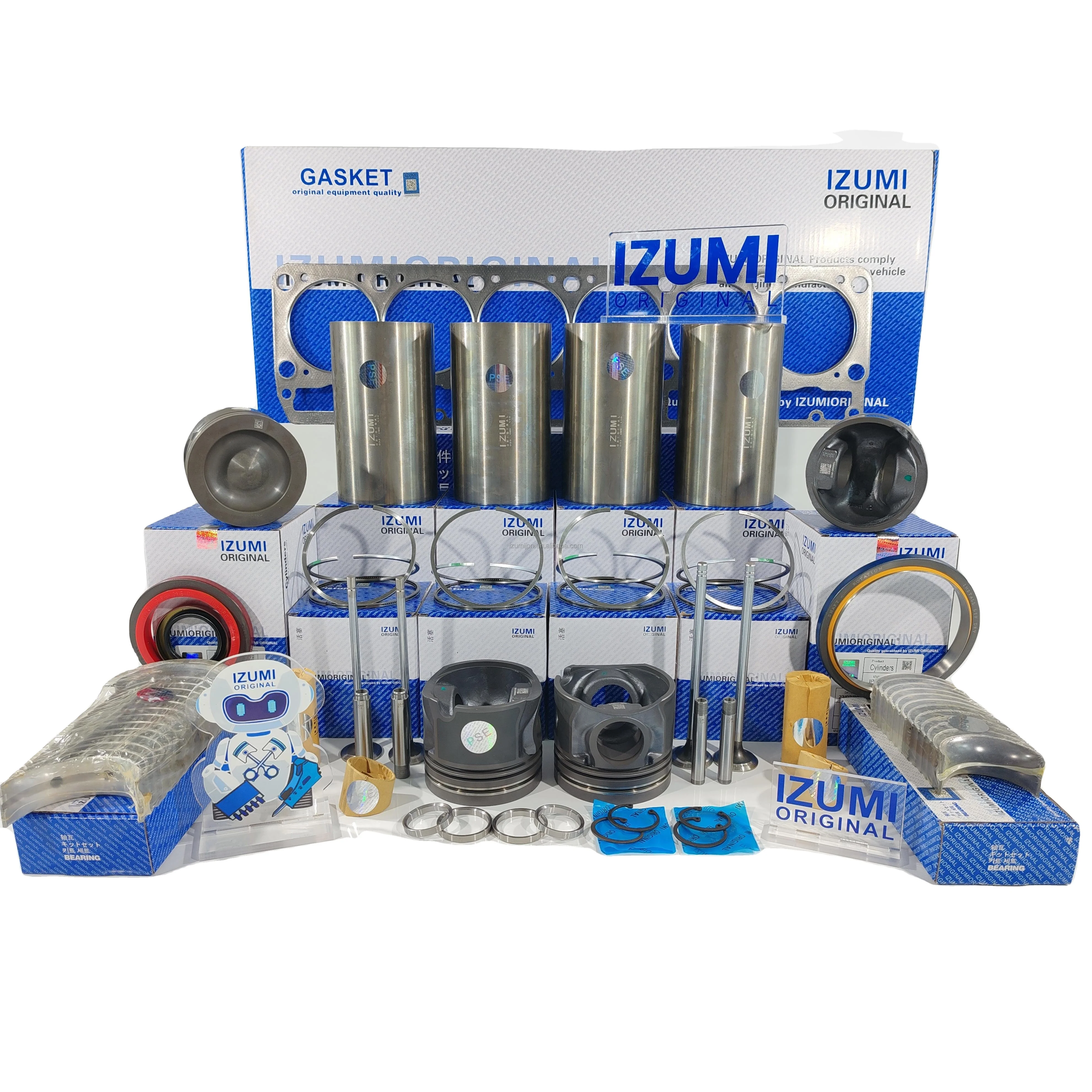 3406 3406E 3406T 3406B overhaul rebuild liner kit gasket original cat ...