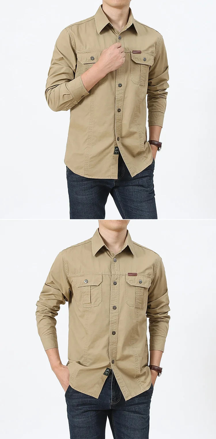 Wholesale High Quality Cotton Custom Tops Jackets Spring Autumn Long Sleeve Multi-color Design Casual Plus Size Shirt961_voghion.com