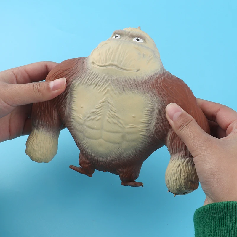 Large Twisting Pulling Bending Stretch Gorilla Figure for Kids Filled With Sand Great Monkey Toy