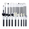 Set de 25 brochas de maquillaje de pelo animal