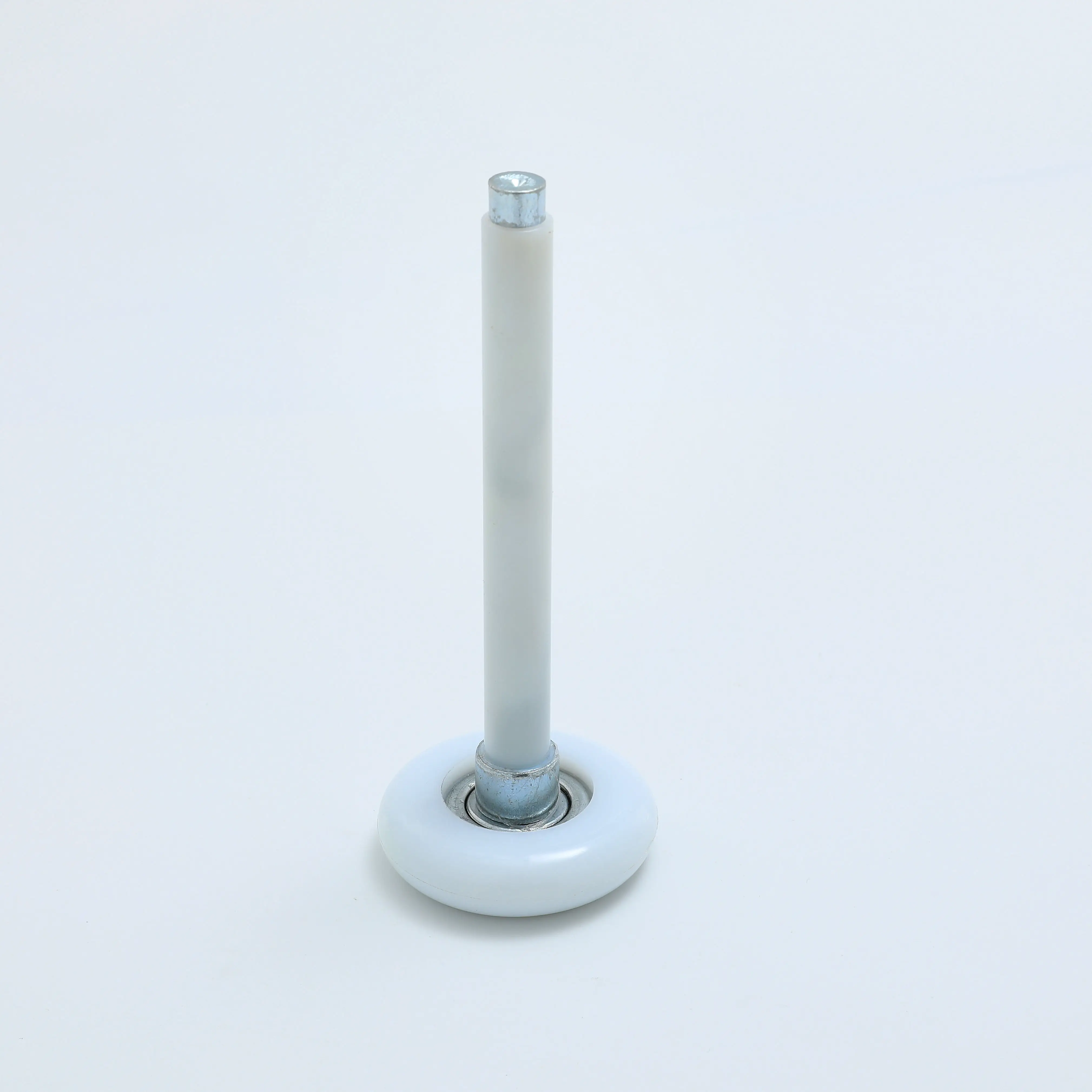 product 46120mm white wheel wrapped plastic silent pole 11 ball bearing garage door roller-3