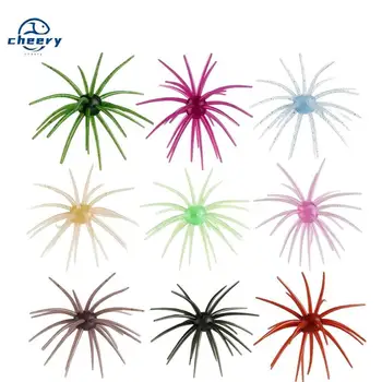 Cheery Sea Urchin Printed TPE Artificial Soft Bait Wobbler Topwater Midwater Float Fishing Bass Snapper Pike Saltwater Fish – Soft Lure – view 2