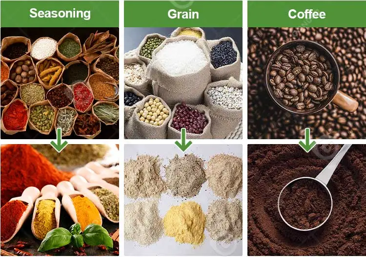 Food Process Sumac Grinder Universal Flour Milling Pulverizer Herbs Bark Grind Machine for China