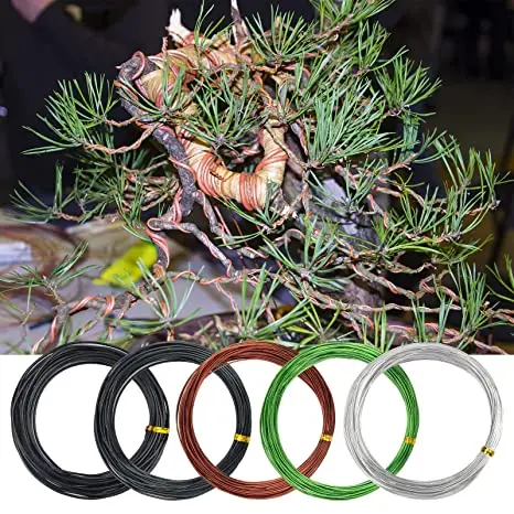 Bonsai Training Wire Kit Anodized Aluminum Tree Wire with Bonsai Tree  Cutter Plant Training Wire Tools for Bonsai Trees