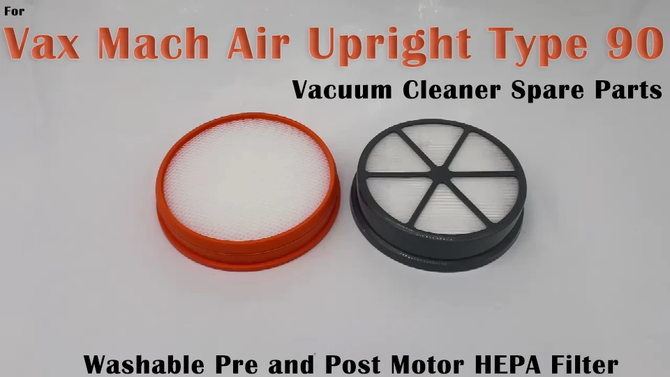 SPARES2GO Pre & Post Motor HEPA Filter Kit Type 90 For Vax Mach Air U87-MA-PE Pet Vacuum Cleaner (Pack Of 2 Filters Freshener Tabs - Foto 6