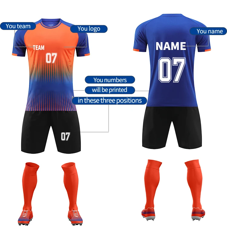 Custom Quality 100 Sublimation Football Tracksuit Soccer Jersey 2024 Football Jersey Soccer 5095