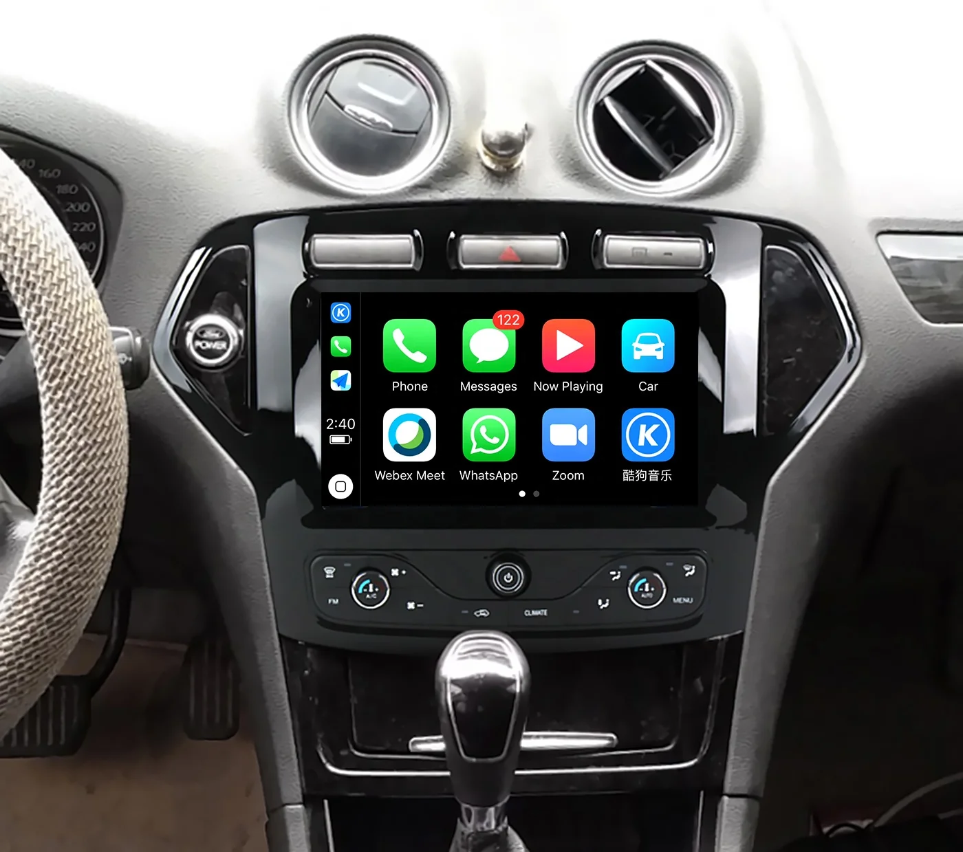 Grandnavi Android 11 Autoradio Stéréo Pour Ford Mondeo Mk4 2011-2013