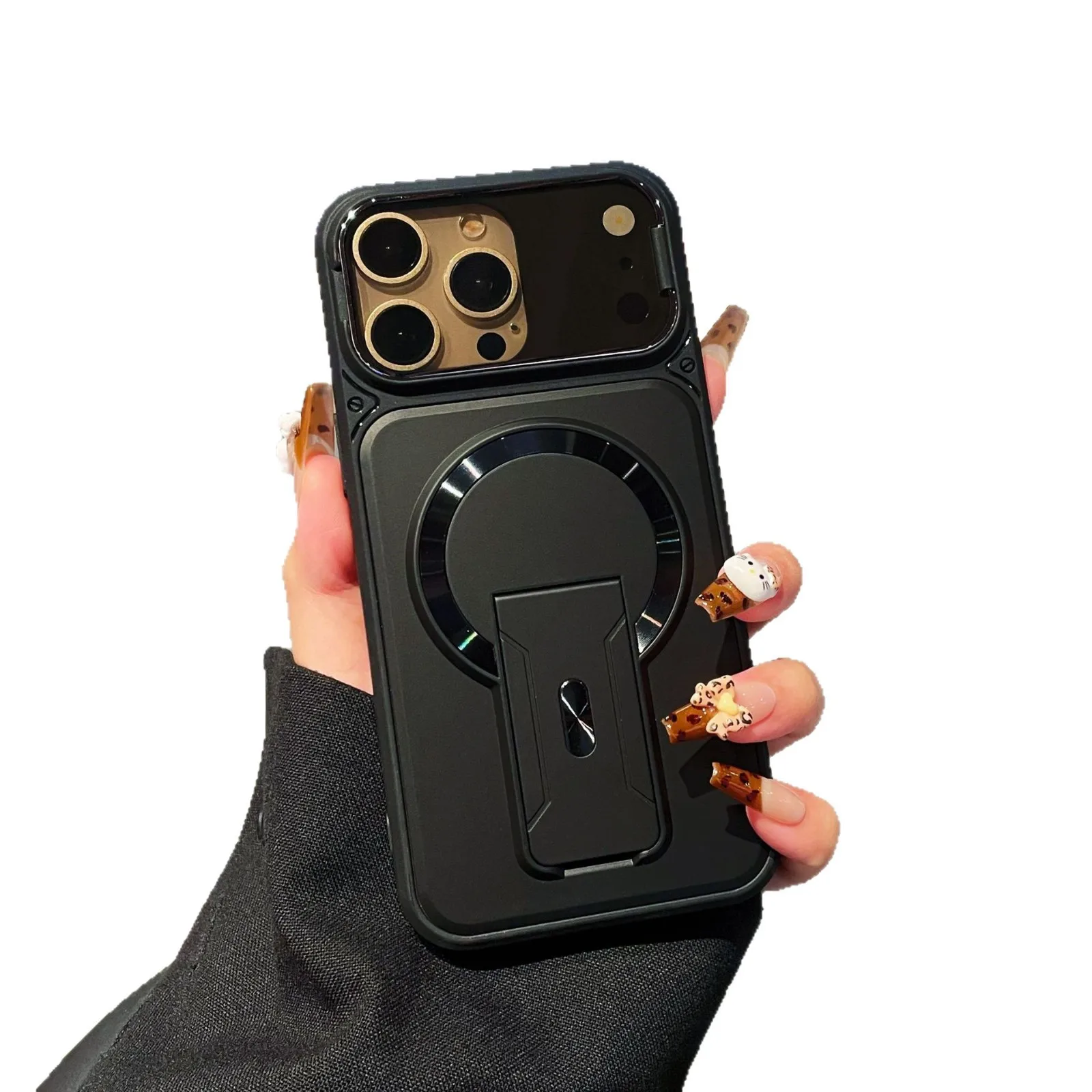 Camera Lens Protect Anti Shock Mobile Phone Case for Iphone 17 Pro Max Flip Camera Kickstand Cover