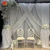 foam ball+fabric drape