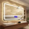 Altavoz Bluetooth con Indicador de Hora y Iluminación Antivaho