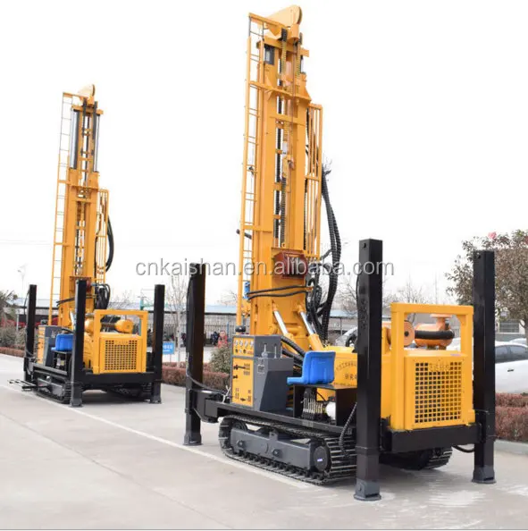 
 Top Quality Durable KW600C 100-600m Depth Geotechnical qtz-15 water well drilling rigs portable tr