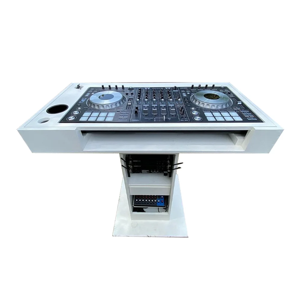 ブラックホワイトレッドゴールドDJコントロールタワーDJ