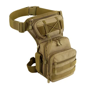 Outdoor Tactical Waist Bag for Men Waterproof Oxford Express Messenger Bag for Hiking Mountaineering Cycling Crossbody Chest Bag