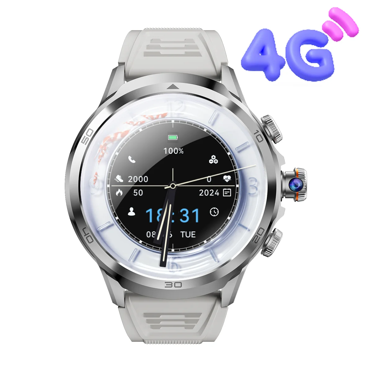 H19 Montre Connecte Smart Watch 4G Sim Card Camera GPS Sport Oraimo Ultra Business Relojes Android Fashion Smart Watch for Men