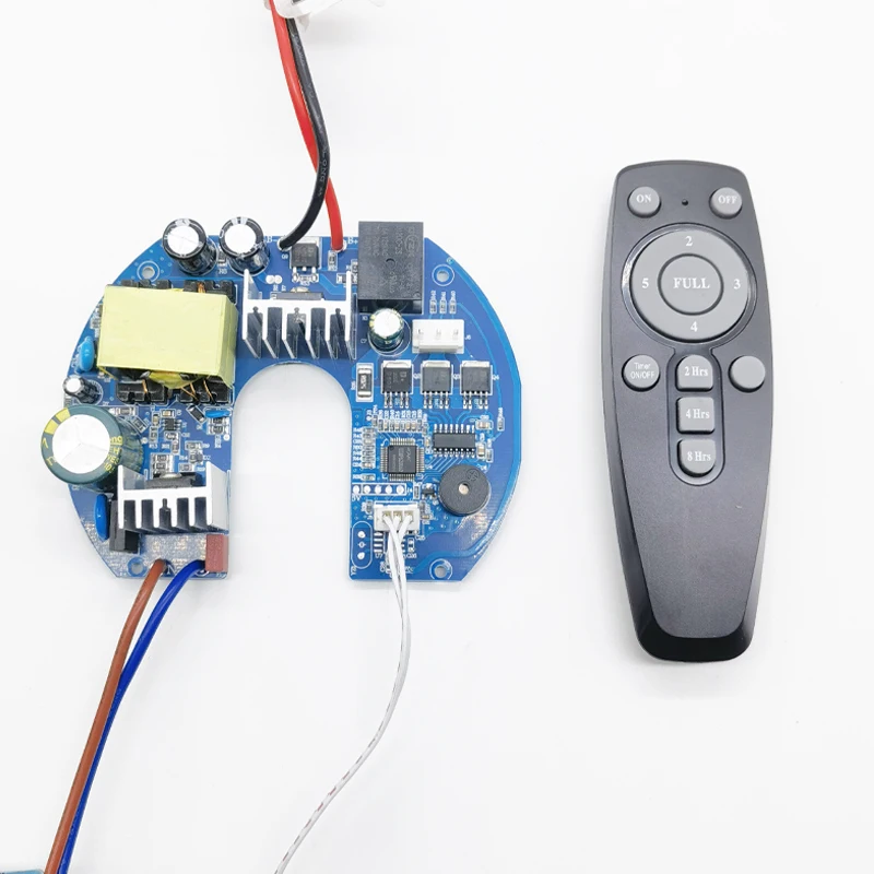 AC DC Ceiling Fan circuit 60w  U Shape  Control Kit pcb Board