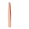 Bouche plate en or rose
