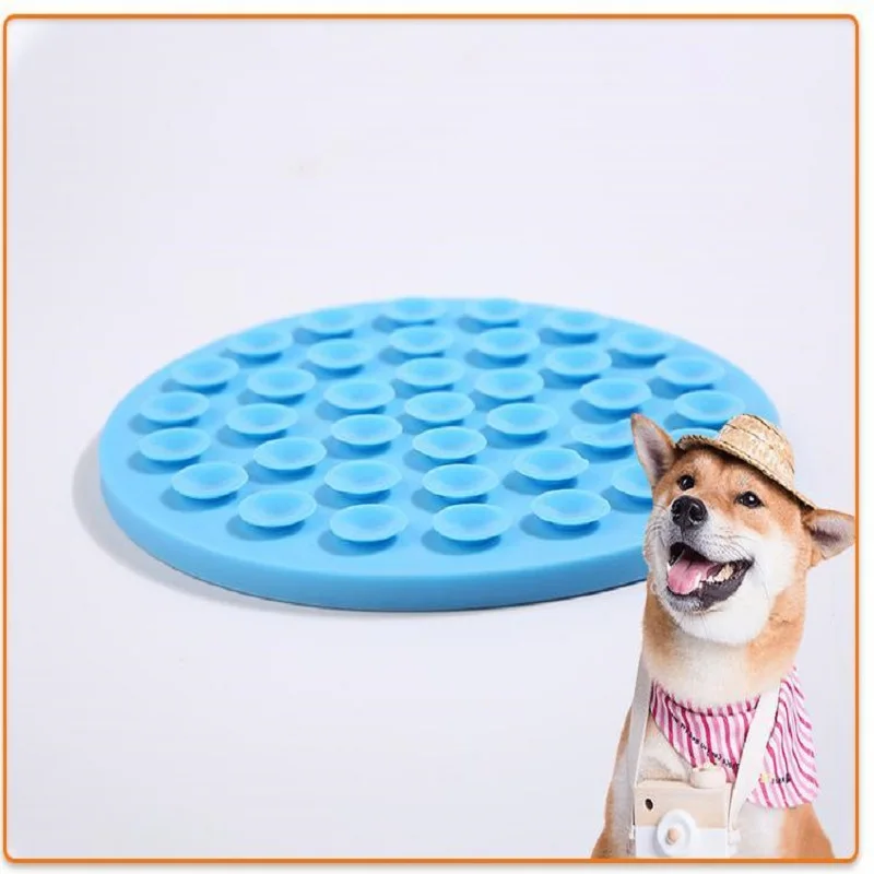 Wholesale Silicone Suction Cup Dog Licking Tray Pet Eating Utensils