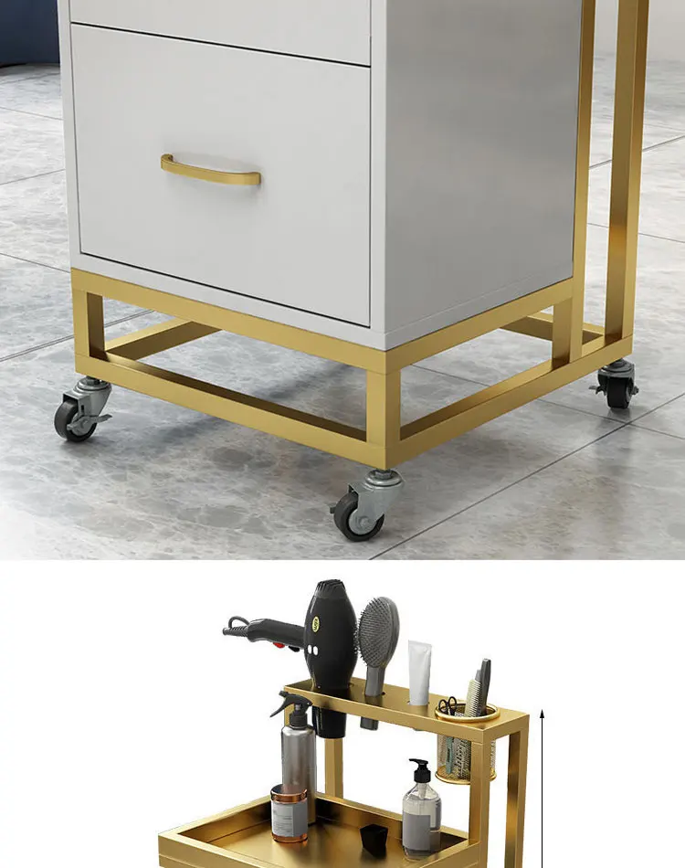 Popular Beauty Salon Professional Furniture Wholesale Rolling Modern Hairdressing Hair