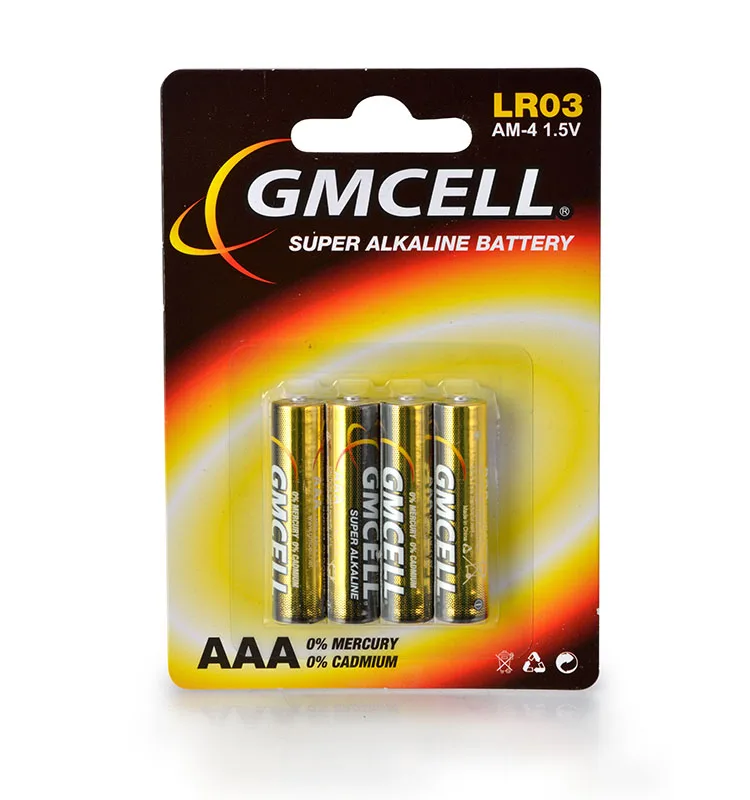 GMCELL 1.5V AA AAA Remote Control No Rechargeable Toy Advance Battery Wireless Mouse Alkaline Battery