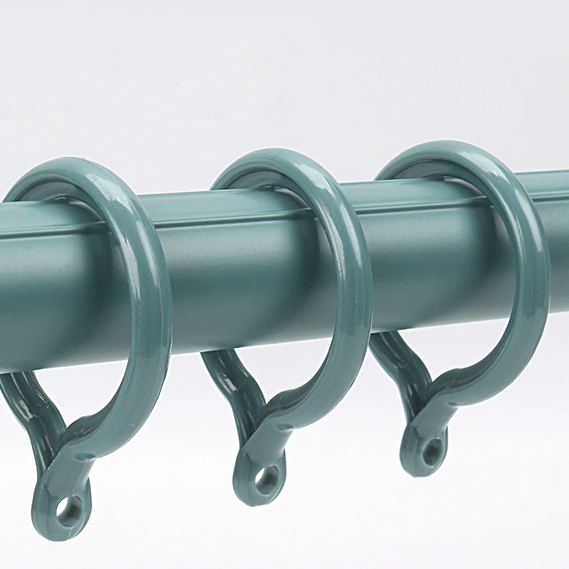 Aluminum Wholesale Windows 2 Lines Silencer Curtain Rods Sets Double