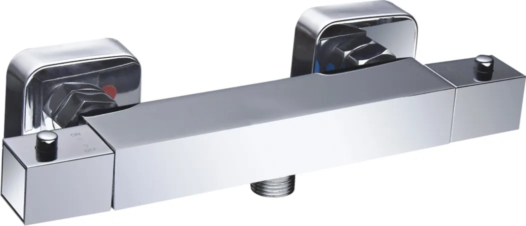 WRAS APPROVED  Slider Bar On Off Control Head Brass Thermostatic Shower Valve factory