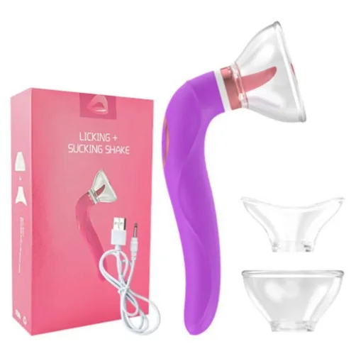 Adult Product Sex Toys Electric Breast Suck Clitoral Licking Vibrator for  Women