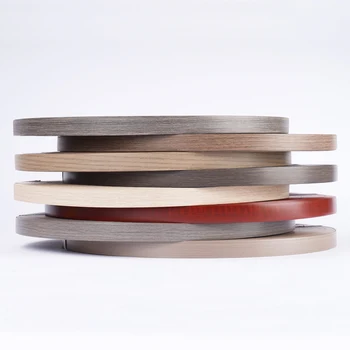 Pvc Edge Banding Tape Aluminium Finish Pvc Edge Banding Embossed 38mm 0.8*40mm Pvc Edge Banding