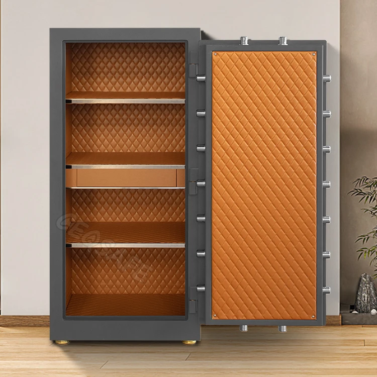 CEQSAFE Customized Large Fireproof Anti-theft Home/Bank/Office Digital Lock With Steel Handle Anti-fire Safe Box