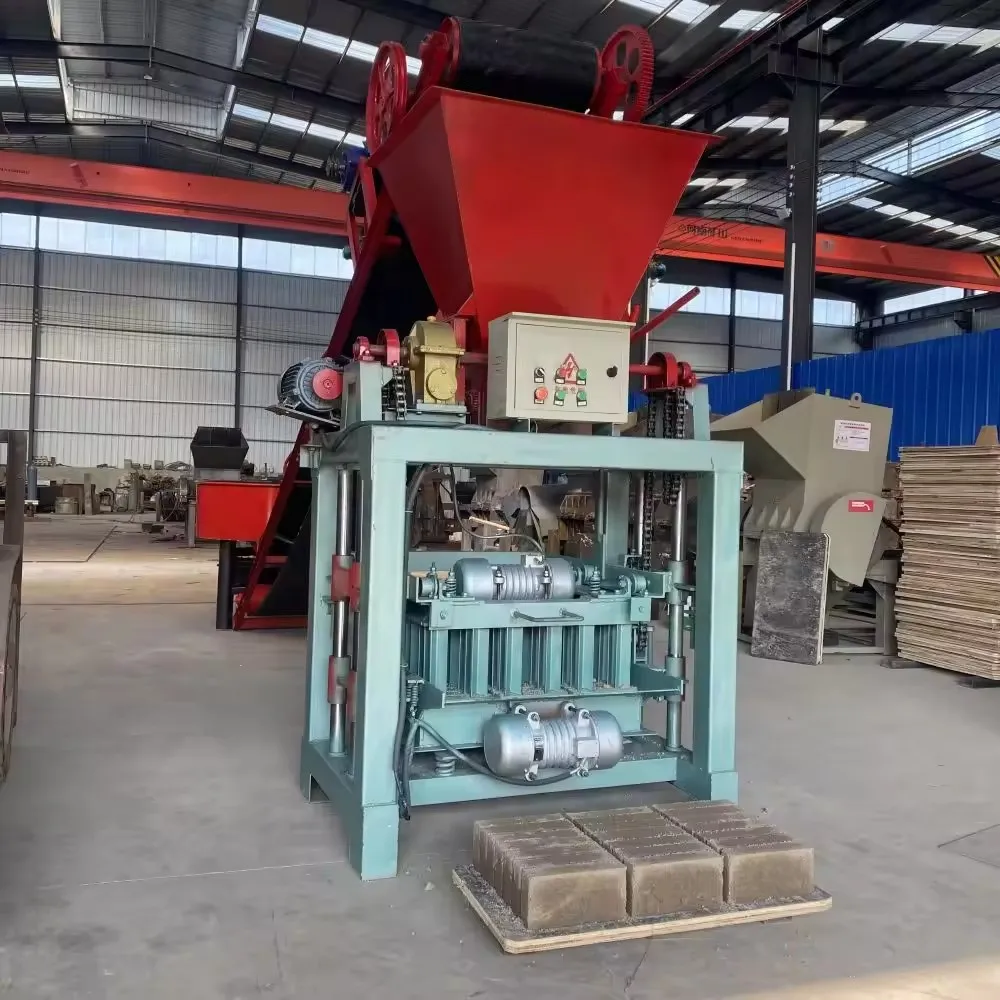 Top Quality Interlocking Brick Machine Pressing Btc Brick Eco Maquinas Cement Sand Concrete Block Machinery