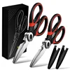 2 black and red in neutral coloured case