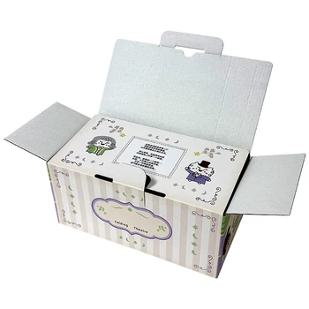 Single Slot Corrugated Box Custom Printing Environmentally Friendly Material Clothing Packaging Paper Box Customization