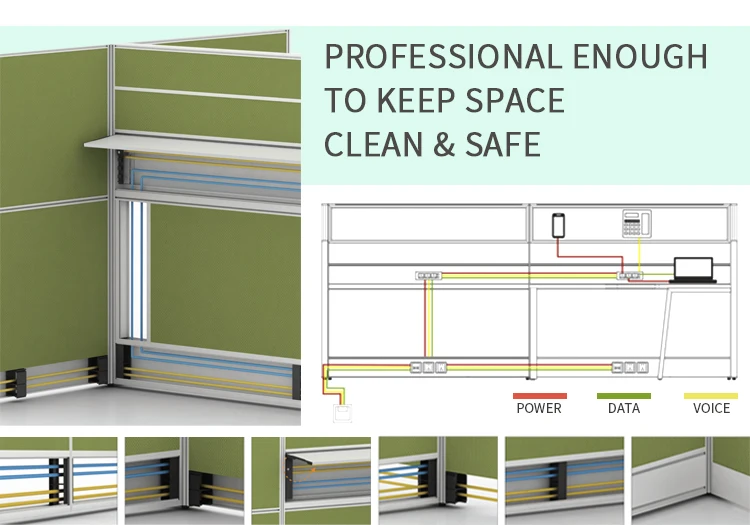 Cubicle Workstation Office Partition supplier