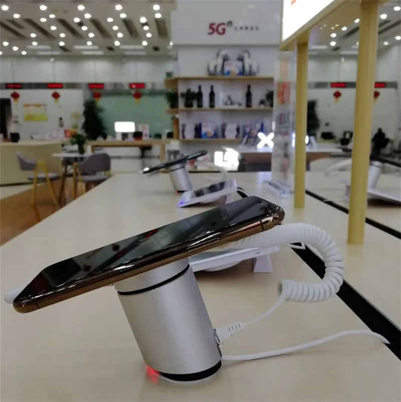 Mobile Phone Security Display Stand Smartphone Anti Theft Alarm Device with Charger Security Device