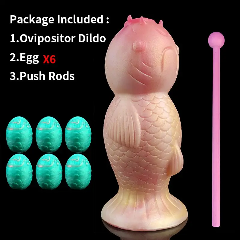 New Sex Toy Laying Eggs Dildos Huge Vagina Anal Ovipositor G-spot Sex Toy for Women Men New Sex Toy Laying Eggs Dildos Huge Vagina Anal Ovipositor G-spot Sex Toy for Women Men