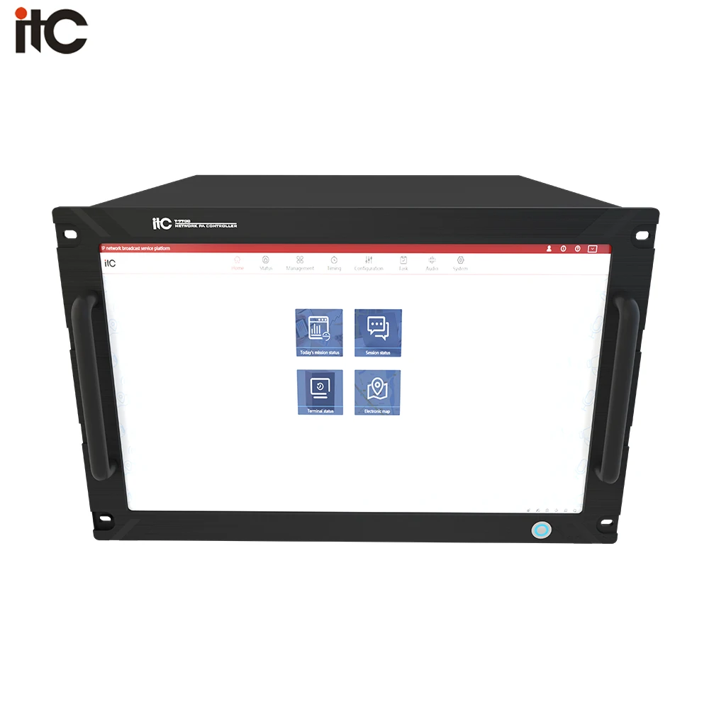ITC IP Public Address System IP Based Network PA System Background Music System for Hotel School Factory Shopping Mall