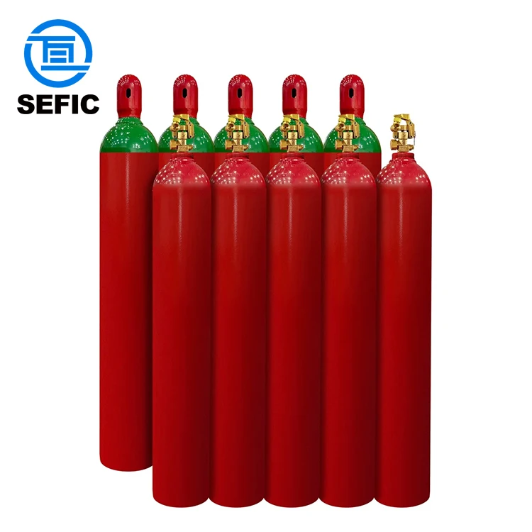 IG55, IG541 Fire Protection System 80L Fire Suppression System N2 Nitrogen Gas Cylinder Inert Gas