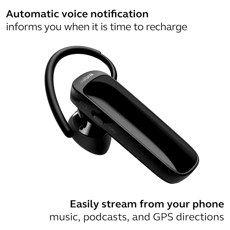 Jabra Talk 25 SE モノラル Bluetooth ヘッドセット ワイヤレス 片耳