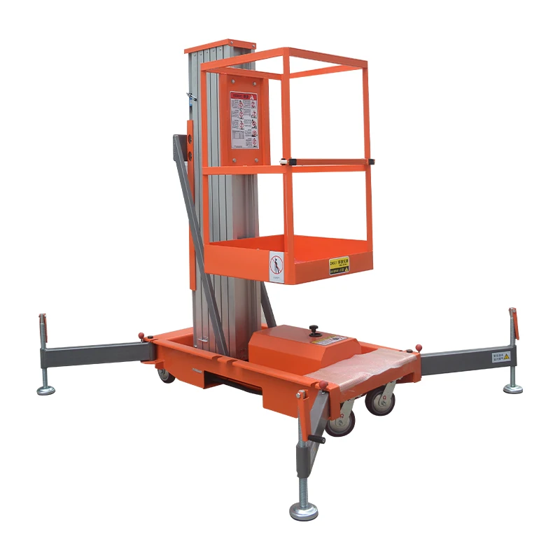 GTWY1 Series Hydraulic Single Mast Vertical Lift - 10m