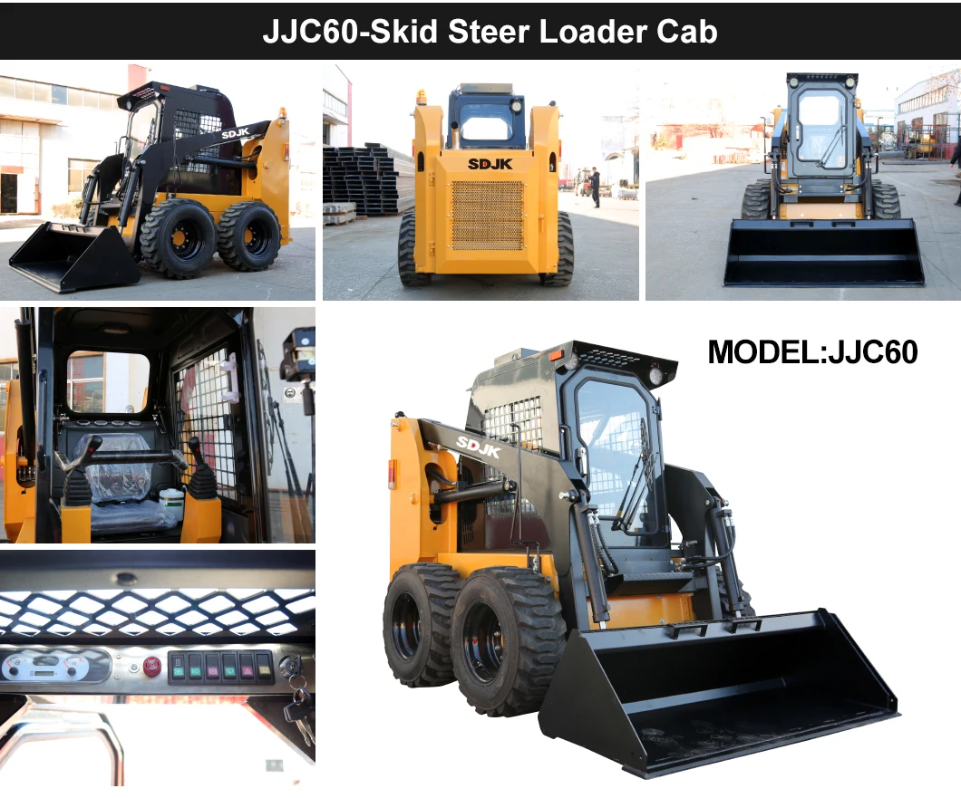 Free Shipping Cheap Epa Engine Wheel Loader Diesel Mini Skid Steer