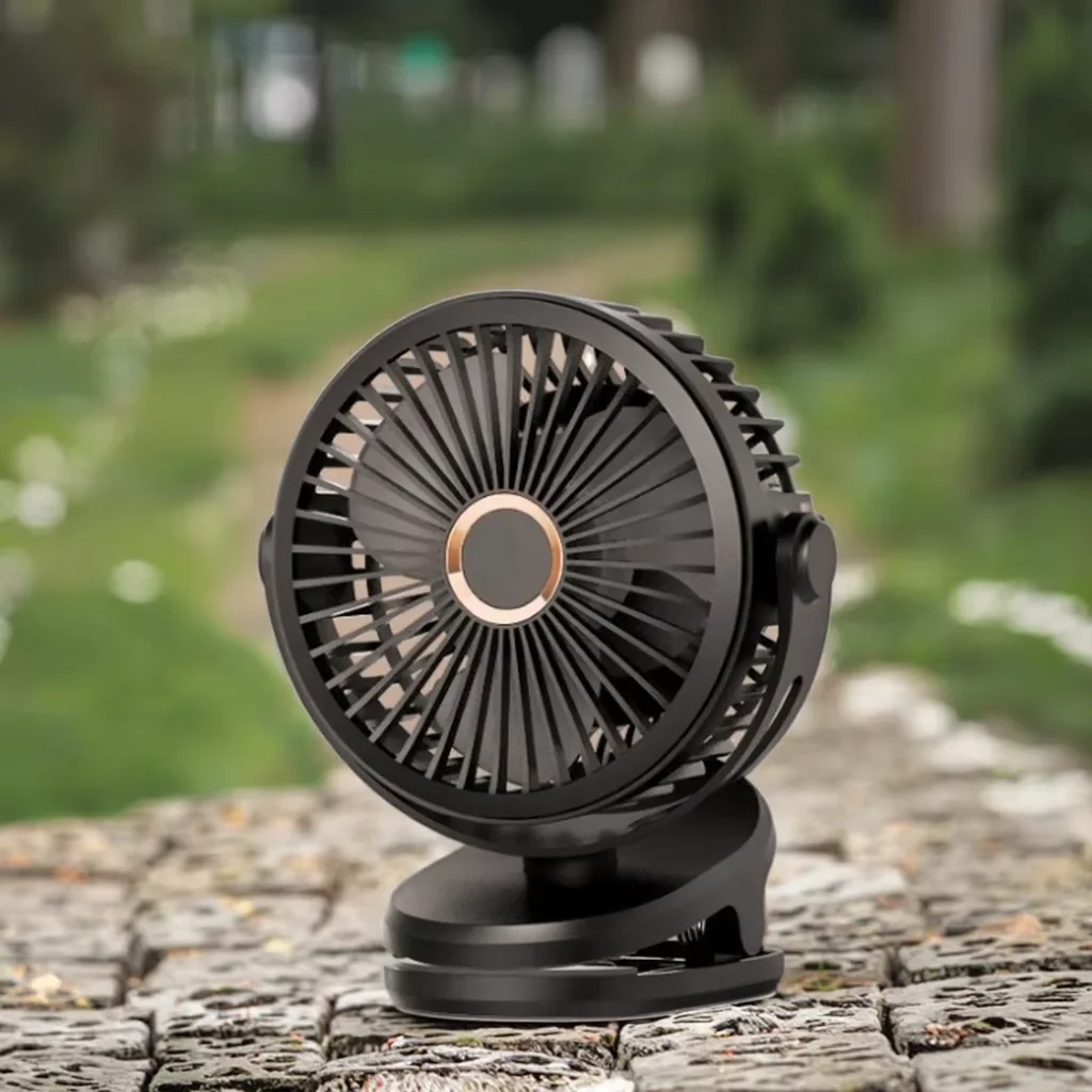 Mini Table Fan Portable Fan Desk Fan Clip Fan USB Rechargeable Wireless Circulator Cooling Fan Camping Travel Office | Malaysia