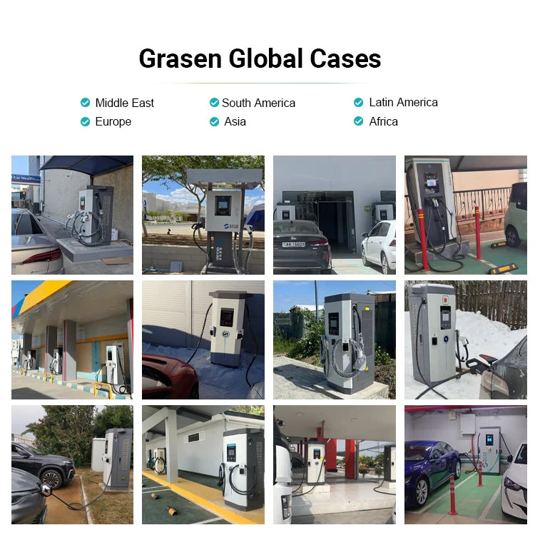 CE Module 60kW to 200kW OCPP1.6 DC Commercial Floormount Rapid Charging Point CCS2 Dual Gun IP65 APP Fast EV Charging Stations