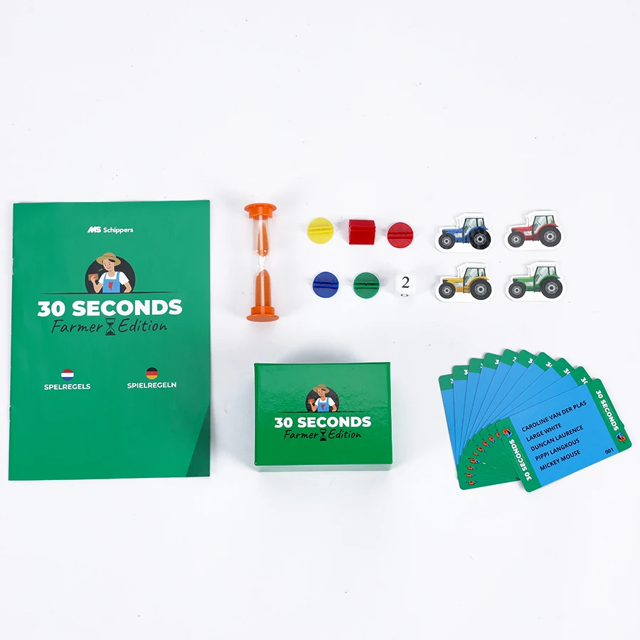 Custom Wholesale Manufacturer Customized Personalized Kids Educational Learning 30 Seconds Plastic Pieces Board Game for Family manufacture