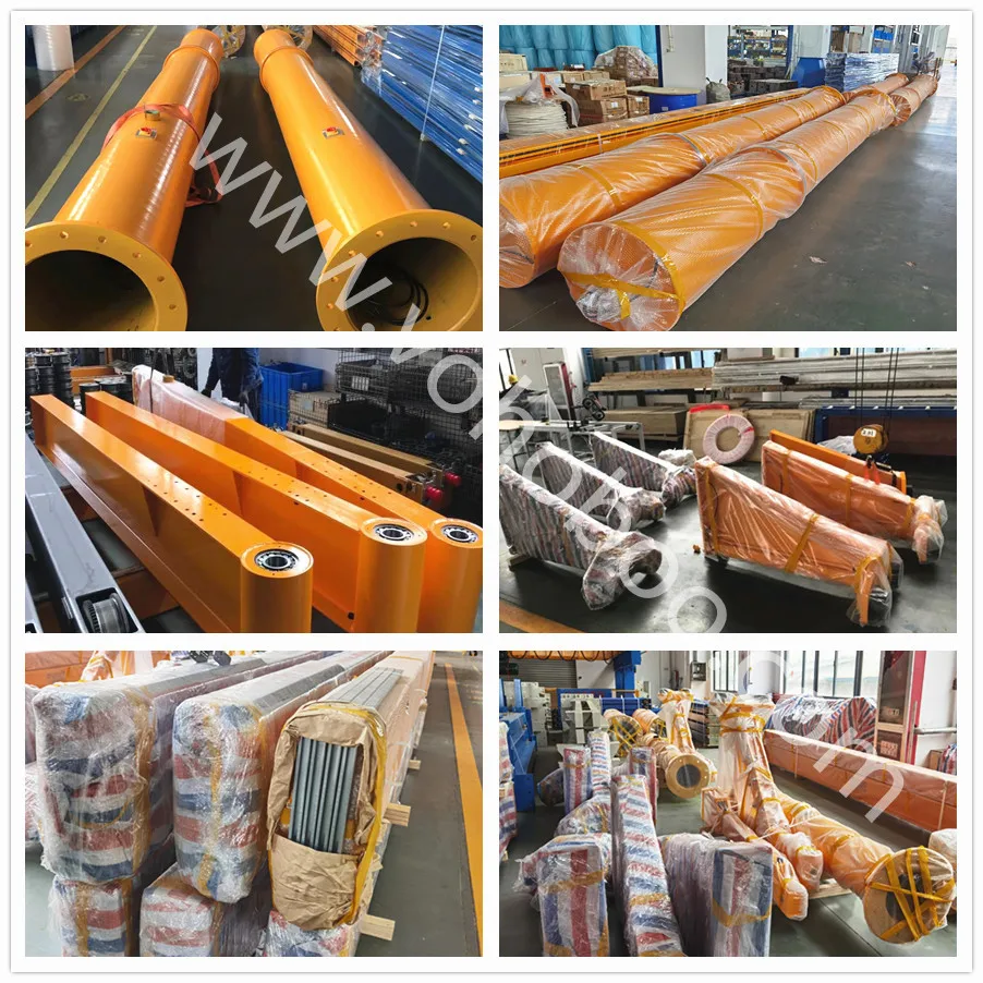 Workshop 360 Degree Electric Jib Crane Mobile Wall Mounted Slewing Cantilever Crane 500kg 1 Ton 2 Ton 5 Ton Provided by Sea 50KN