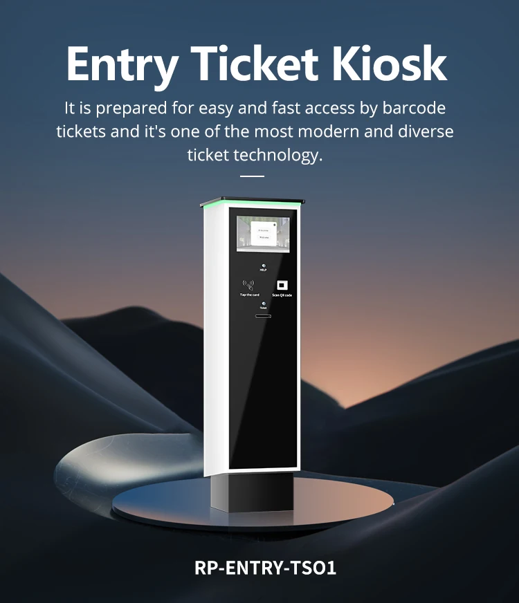 Entrance Parking Lot Automatic Ticket Dispenser Machine For Smart