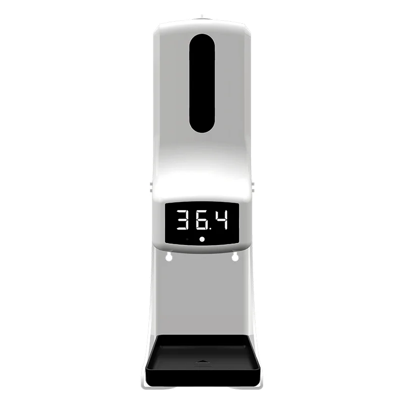 Sell-well 1000mML K9 Pro термометр с лотком диспенсер для мыла Интеллектуальный диспенсер для мыла