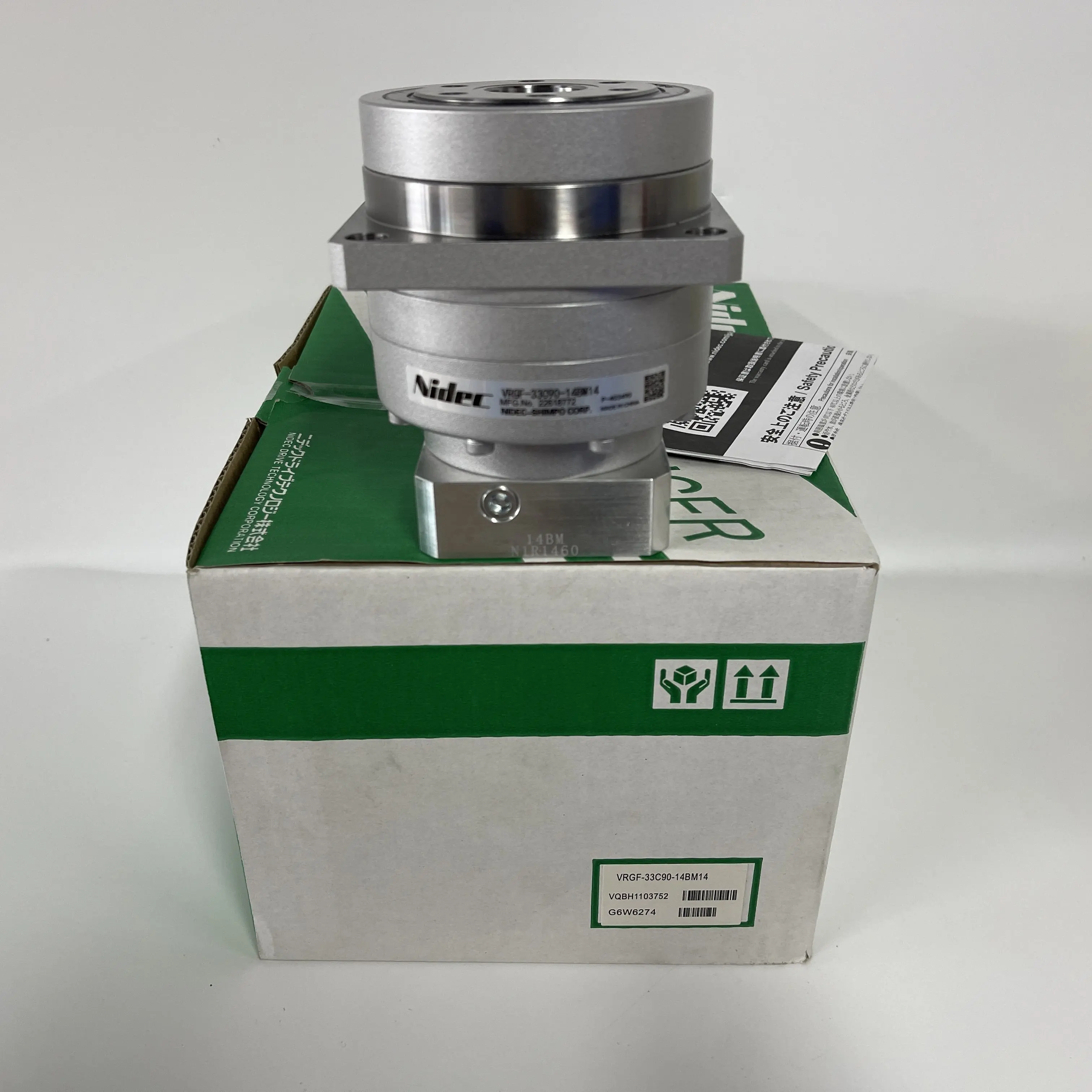 Nidec Precision Gear Reducer VRGF-33C90-14BM14